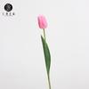 Buquê de tulipas rosa hidratante para as mãos de 50CM, buquê de mão para casamento, flores artificiais de mão, flores modelo decorativas para sala de estar