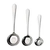 Colher de Aço Inoxidável 316 de Alto Valor para Uso Doméstico, Colher Redonda Simples Espessada, Colher de Fundo Plano, Colher de Jantar, Colher de Sobremesa, Concha