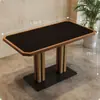 Mesas y sillas de estilo rústico para restaurantes de alta gama, cafeterías y restaurantes de fusión de moda y nicho que sirven cocina occidental, hechas de madera maciza