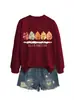El otoño es mi favorito Amazon eBay sitio independiente moda versátil mujer cuello redondo manga larga sudadera
