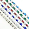 Pulseira Tennis Colorida Pulseira Tennis Full Diamond Cravejada Pulseira de Zircônia para Homens e Mulheres Novas Explosões hipho
