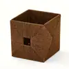 Cesta de Almacenamiento Hecha de Jacinto de Agua Tejido, Cesta de Almacenamiento Plegable Hecha a Mano, Más Vendida en Amazon, Almacenamiento Natural para Exteriores para Acampar