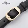 Cinto de Couro Feminino com Fivela de Pino, Cinto Decorativo Versátil, Cinto Moderno com Fivela de Liga, Versão Estreita para Mulheres