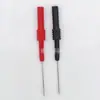 Sonda de Prueba Extra Larga de 3.5cm Bolígrafo de Prueba de Aguja Trasera con Conector Banana de 4mm Sonda Flexible Ultra-fina de 1mm