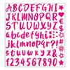 Spot Wholesale Pegatinas de Vinilo PVC Autoadhesivas de Colores Arcoíris de 1 Pulgada para Letras, Números y Vasos de Agua para Manualidades DIY