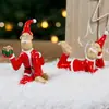 Decorações de Natal de Novos Produtos Transfronteiriços Artesanato de Resina do Papai Noel Engraçado Decoração de Casa Presentes
