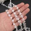 Cuentas acrílicas 30m piedra preciosa diy accesorios de joyería cortina de boda cristal decoración navideña cuentas colgantes