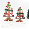 Natal Novo 2027 Enfeite de Madeira Letras em Inglês Árvore de Natal Enfeite de Madeira para Mesa Decorações Criativas de Natal