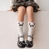 Calcetines para niños Primavera y Otoño Media caña Calcetines de media caña para niños y niñas Muñeca tridimensional Linda Muñeca Kulomi Calcetines apilados para bebé