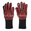 Resistentes a Altas Temperaturas Silicona Horno Barbacoa Anti-quemaduras Horno Microondas Resistente al Desgaste Cable Aislante Prepoxy Retardante de Llama Barbacoa Guantes Ignífugos