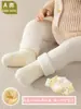 Calcetines de Algodón Grueso Cálidos Absorbentes de Sudor Lindos Puño Suelto Longitud Media para Bebé Recién Nacido Otoño/Invierno Venta al por Mayor Personalizada