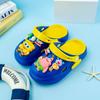 Pantuflas Nuevas para Niños Dibujos Animados Bob Esponja Pantalones Cuadrados Doble Color Combinación Total Zapatos de Agujeros Eva Suela Suave Antideslizante Sandalias de Dedo