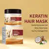Mascarilla Capilar Revitalizante Suave Sin Etiqueta Transfronteriza Tk Mascarilla Capilar Nutritiva y Reparadora para Puntas Secas y Abiertas Mascarilla Capilar de Queratina 100g