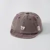 Chapéu de Urso Bordado Fofo para Bebê com Aba Macia, Chapéu de Sol para Bebê de Comércio Exterior Primavera e Verão, Boné Macio e Adorável que Pode Ser Usado em Todas as Estações