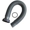 Fregadero de Cocina Tubo de Conexión Roscado Doble Tornillo Manguera Doble Ranura Lavabo para Lavar Verduras Tubo de Drenaje Fácil de Instalar Drenaje con Tornillo