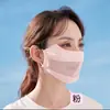 Mascarilla Protectora Solar de Verano para Mujer Esquina del Ojo de Seda de Hielo Transpirable a Prueba de Polvo Lavable Mascarilla Protectora Solar Mascarilla Transpirable