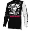 Ropa para Carreras Todoterreno, Camiseta de Manga Larga Versátil y Elegante, Top de Secado Rápido, Ropa para Descenso de Corte Holgado en Tallas Europeas y Americanas, Ropa para Ciclismo