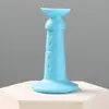 Batente de porta anticolisão criativo de silicone para porta de sucção não perfurada, porta superior de banheiro com toque, novo batente de porta de banheiro silencioso