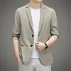 Primavera y verano 2021 nuevo abrigo de traje pequeño casual para hombre, delgado, para jóvenes y mediana edad, protector solar, moda, fabricantes, venta al por mayor