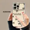 Cordón Negro con Lazo Adecuado para Funda de Teléfono Apple 16 13 Pro Max Galvanizado 15 Ventana Grande Xiaomi 14 Silicona 17
