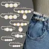 Herramienta para Ajustar la Cintura de los Pantalones, Pasador para Ajustar la Cintura, Broche Anti-Exposición, Broche de Alta Gama, Accesorio de Pin, Hebilla de Broche de Perlas