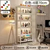 Vitrina Hecha a Mano con Manija Dopamina, Gabinete Transparente Acrílico a Prueba de Polvo, Gabinete de Almacenamiento para Cajas Sorpresa de Juguetes Lego
