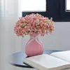 Buquê Artificial de Gipsofila para Decoração Fresca de Casa, Fundo para Fotografia, Design de Decoração Suave com Flores Artificiais, Ornamento de Plástico