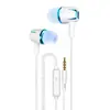 Em Estoque Fones de Ouvido com Fio 3.5mm Plug Direto Fones de Ouvido Intra-auriculares com Controle Remoto e Microfone Fones de Ouvido Universais para Celular Venda por Atacado