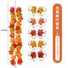 Atacado Halloween Outono Pendurado Simulação Maple Leaf Rattan Outono Ação de Graças Festival da Colheita Decoração Casa Maple Leaf Rattan