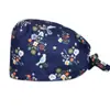 Gorro quirúrgico para mujer, gorro de algodón estampado, gorro para sala de operaciones de doctor, gorro de enfermera, gorro de luna, gorro para casa, gorro de chef tipo cúpula