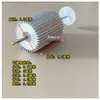 Caja recargable para bordes de aceite motor pequeño eje de goma accesorios placa electrónica engranaje eje de goma