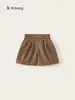 Ropa para Niños Youbao Shorts para Niñas Verano Nuevas Llegadas Bebé Dobladillo Enrollado Pantalones de Corte A Cintura Floral Color Sólido Pantalones Casuales para Niños Pequeños