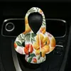 Nueva Funda de Palanca de Cambios con Estampado Floral 3D con Cordón, Funda Protectora Completa a Prueba de Polvo con Capucha