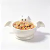 Tazón de Dulces de Murciélago Fantasma de Halloween Transfronterizo Creativo Tazón de Almacenamiento de Escritorio Adorno de Decoración Navideña para el Hogar Impreso