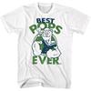 Camiseta Masculina Vintage Solta de Algodão Pesado Popeye the Sailor 1960