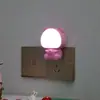 Luz Nocturna de Dos Colores Ahorradora de Energía Dormitorio LED Bebé Mesita de Noche Lámpara Alimentación Niños Protección Ocular Atmósfera de Sueño Bebé