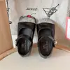 Zapatos elegantes de princesa de cuero para niñas 2026 primavera y otoño nuevos versión coreana modernos zapatos de baile de actuación para niñas pequeñas