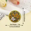 Nuevas Pegatinas de Tela de Bola Flash Disco para Fabricante Parche Bordado Grete Parches Decorativos para Equipaje, Zapatos, Ropa