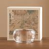 Taza de té pequeña de cristal de fábrica, taza maestra, taza de vidrio china simple, taza de té transparente, taza de degustación de té, taza de té
