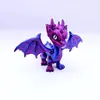 Dragón volador impreso en 3D transfronterizo, dragón demoníaco occidental con articulaciones móviles, ojos simulados, mascota de juguete, adorno, artículo de artesanía