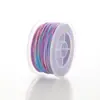 Fio de Algodão Torcido à Mão com Tonalidade Degradê Céu Estrelado, Durável e Resistente ao Desgaste, Adequado para Enfiamento de Joias, Tecelagem Artesanal DIY, Cordão para Colar e Pulseira