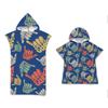 2025 Poncho Pai e Filho Adulto e Criança Toalha de Banho Capa com Capuz Secagem Rápida Absorvente Toalha de Natação Viagem Praia