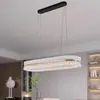Lámpara de araña de lujo ligero 60% nueva para sala de estar Mumingju, luz principal circular simple de alta gama para comedor, lámpara de mesa de comedor, estilo vintage crema