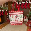 Bolsa de Regalo Navideña, Bolsa para Empacar Fruta de Nochebuena, Regalo de Dulces, Recuerdo, Bolso Tote Pequeño Exquisito