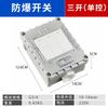 Interruptor a Prueba de Explosiones Zhenggong Control Único Control Dual Enchufe Industrial a Prueba de Explosiones Interruptor de Pared 220V Luz de Apertura Simple y Doble Oculto Impermeable