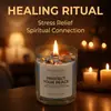 Velas de Aromaterapia, Cera de Soja Artesanal, Pedras de Cristal, Flores Secas, Cera Aromática Sem Fumaça, Decorações de Atmosfera de Luxo, Lembrancinhas para Meninas