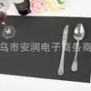 44 proteção ambiental jogo americano Teslin jogo americano Chinês Japonês tapete isolante PVC tapete de mesa tapete de tigela tapete para talheres Ocidentais
