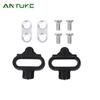 Trava de sapato para bicicleta de estrada, placa de trava de sapato, placa de trava de pedal universal, conjunto de travessa de pedal SPD, equipamento de ciclismo