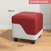 Banqueta pequena para casa sala de estar mesa de centro banqueta de sofá luxo leve madeira maciça banquinho pequeno confortável para sentar por muito tempo banquinho baixo banqueta resistente para trocar de sapatos