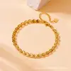 Não desbota novo pulseira de aço inoxidável japonesa e coreana feminina all-match personalidade moda pulseira retrô alto senso atacado